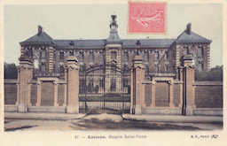 Le célèbre hôpital Saint Victor à Amiens, financé par Victor de Beauvillé. Cliquez pour agrandir.