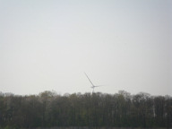 Éoliennes en Santerre. Cliquez pour agrandir la photo.